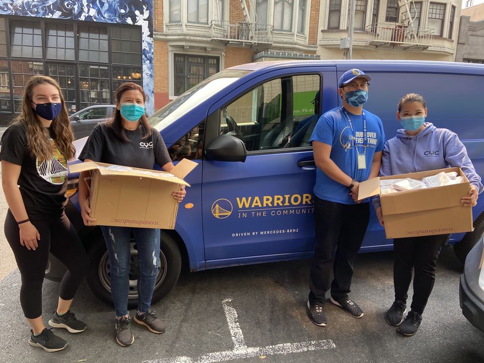 Golden State Warriors and Muslim Coalition for American Donate 1,000 Masks